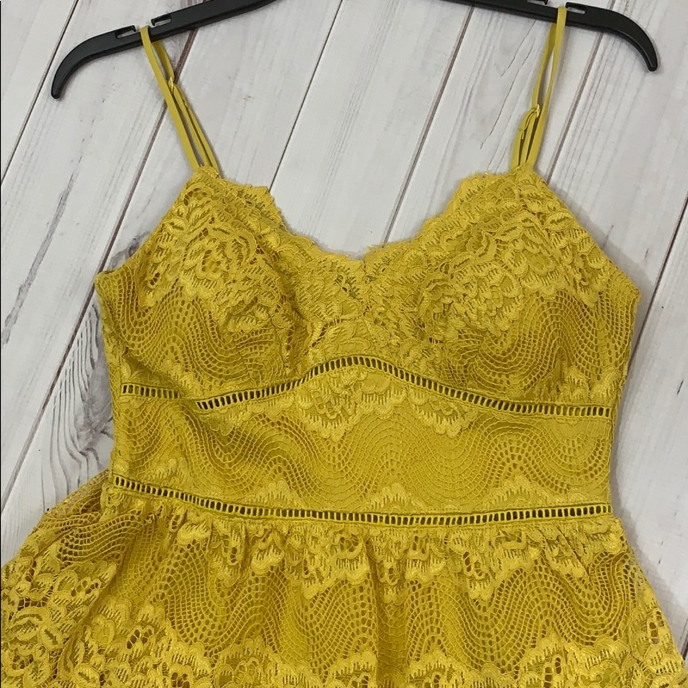 Tiered Lace Fit and Flare Skater Dress - Picture 2 of 6